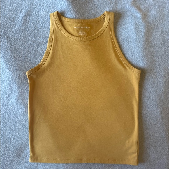 American Eagle Outfitters Tops - American Eagle Outfitters Mustard Yellow Tank Top